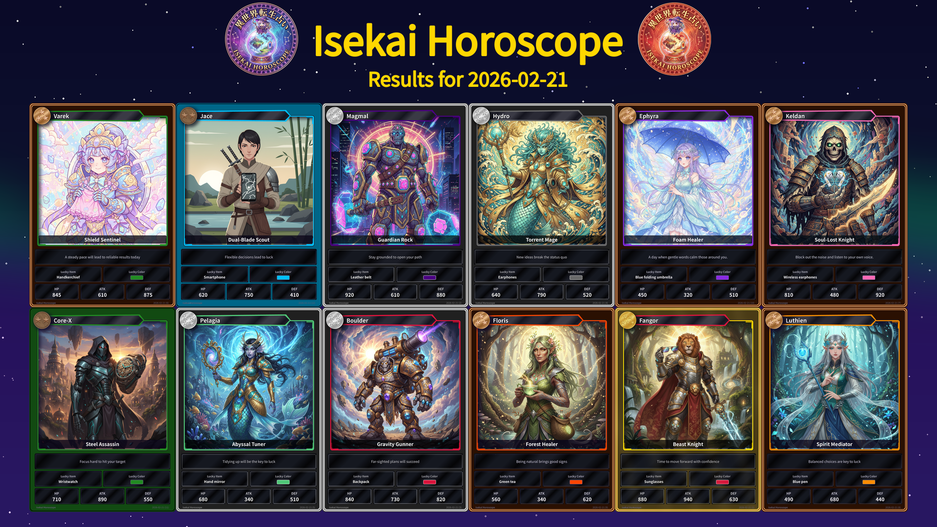 Fortune cards for 2026-02-21