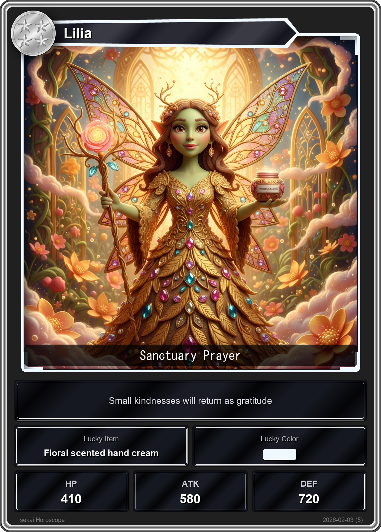 Virgo fortune card