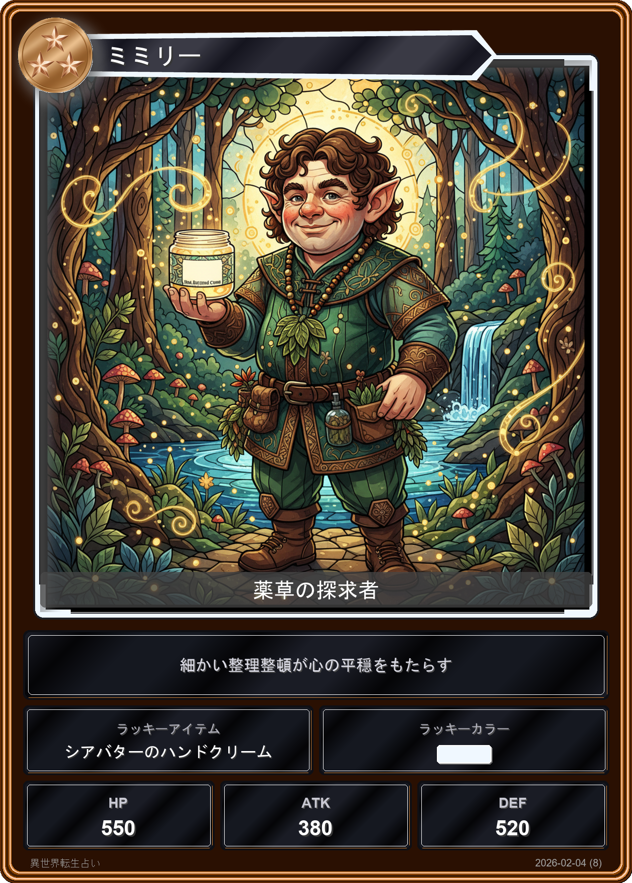 乙女座の運勢カード