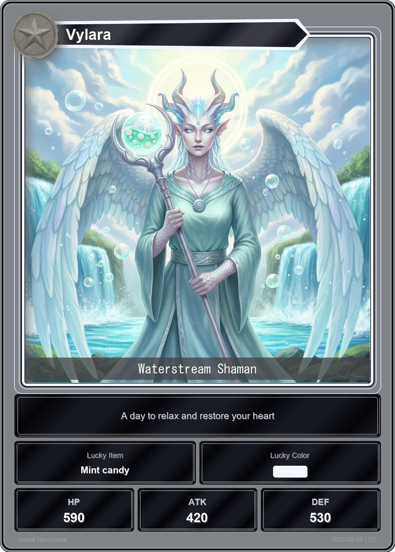 Pisces fortune card