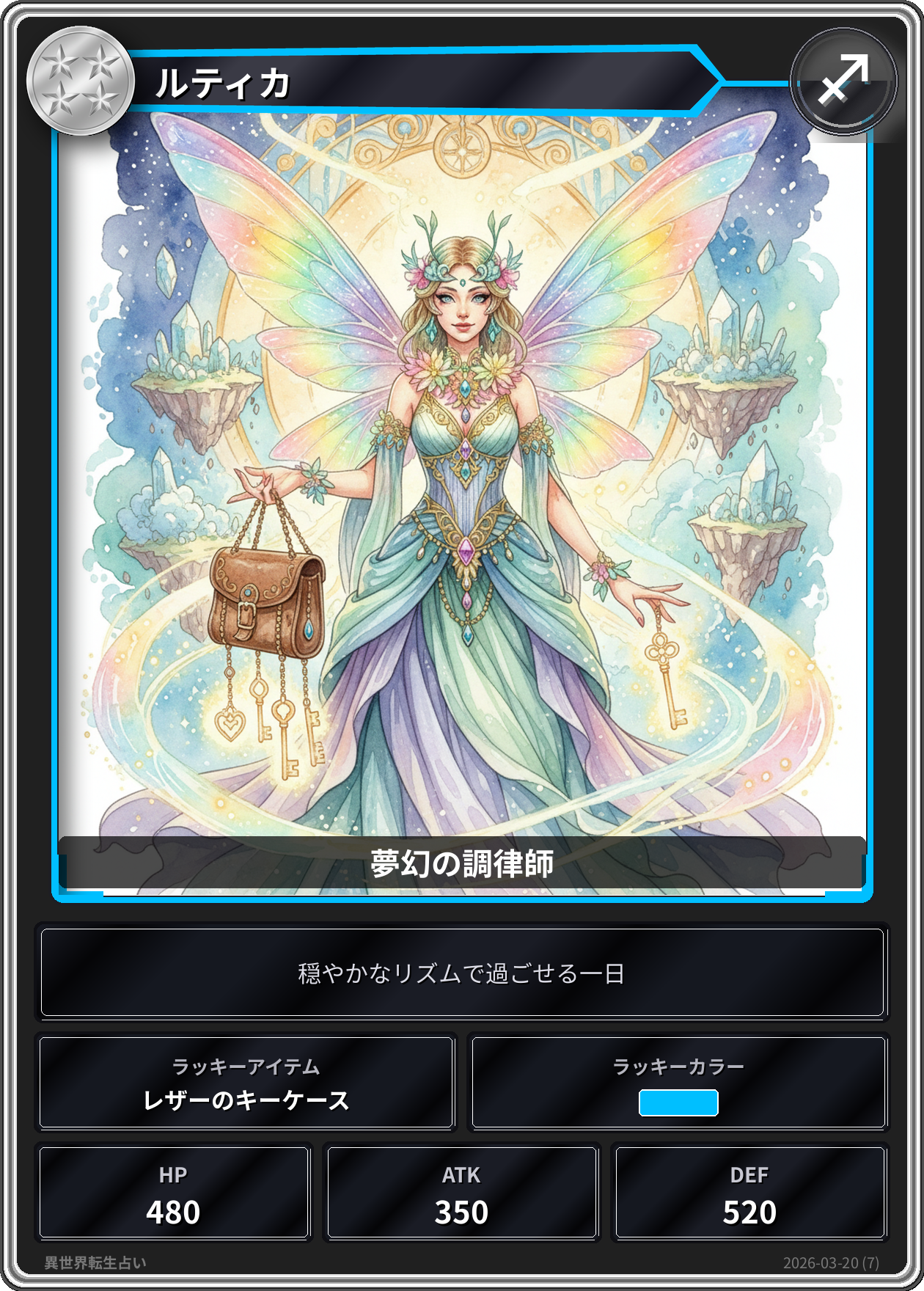 射手座の運勢カード